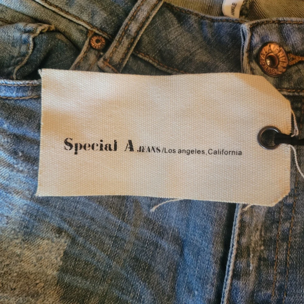 NWT Special A Distressed Ankle Skinny Jeans SZ 1X - Picture 7 of 10